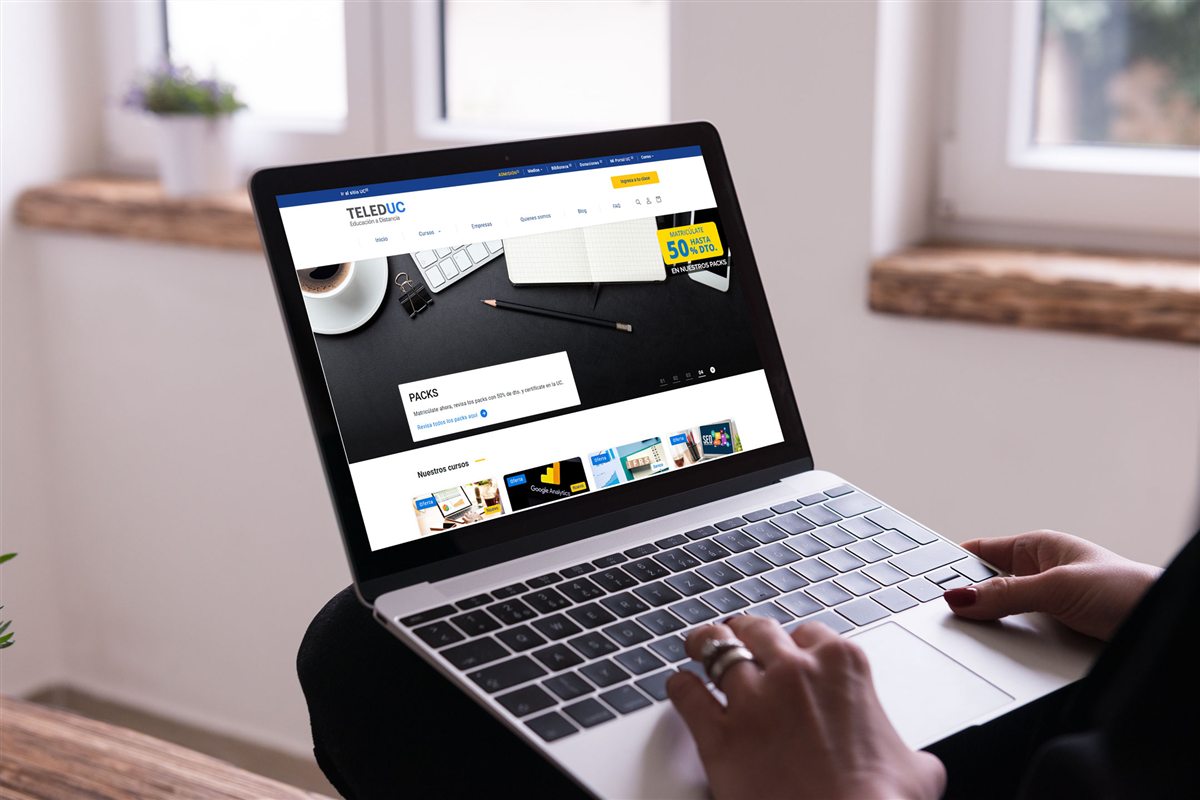 Teleduc UC, e-commerce de cursos en Shopify
