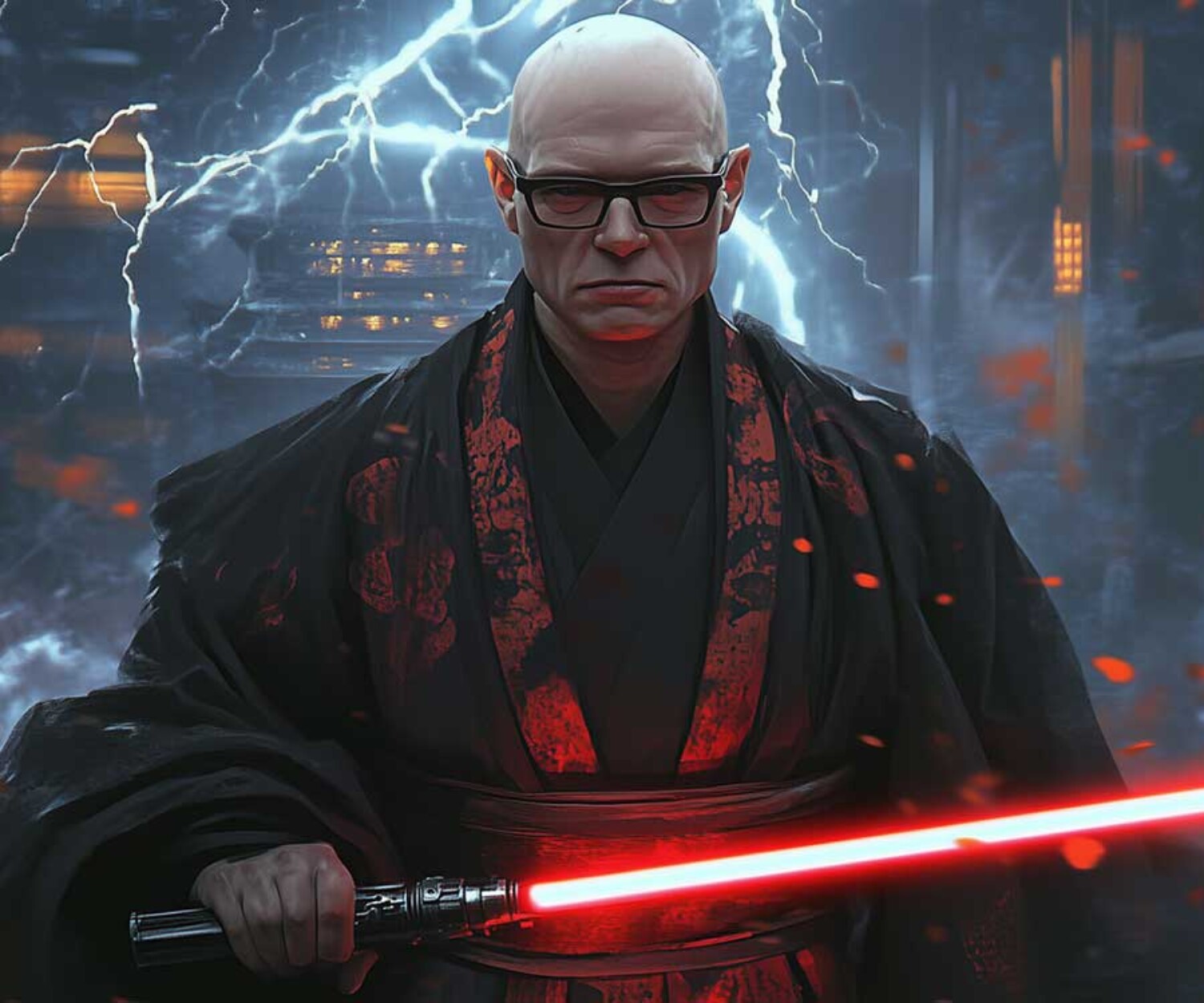 Seth Godin as a Star Wars Sith Lord