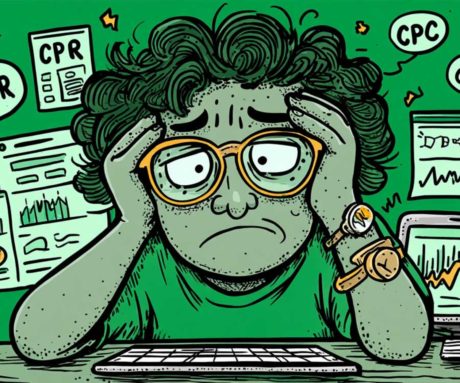 8.-Cliente-aburrido-con-reporte-lleno-de-jerga